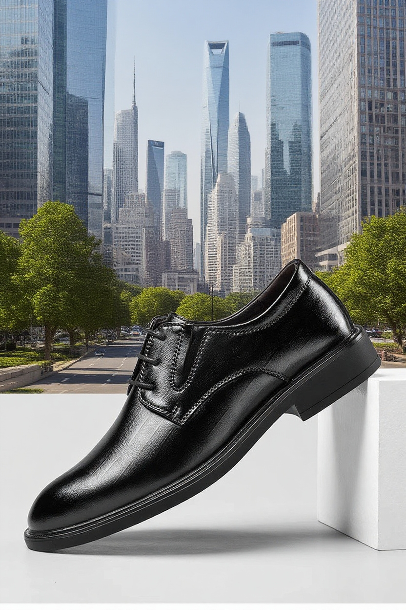 남성 트렌디 비즈니스 영국 스타일 가죽 신발