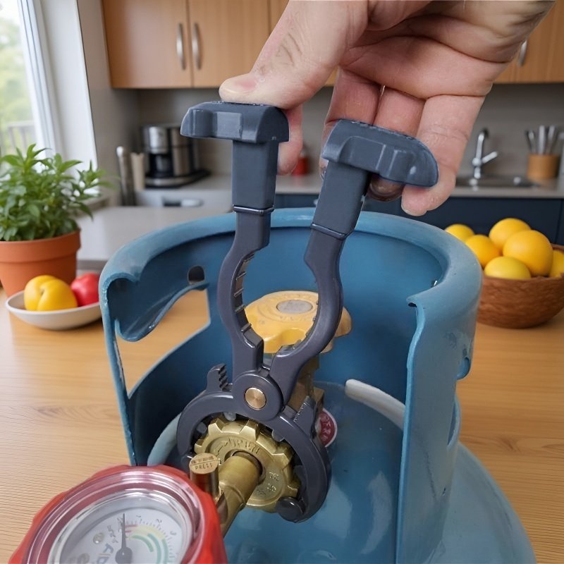 Llave de acero duradero para válvula de presión de gas