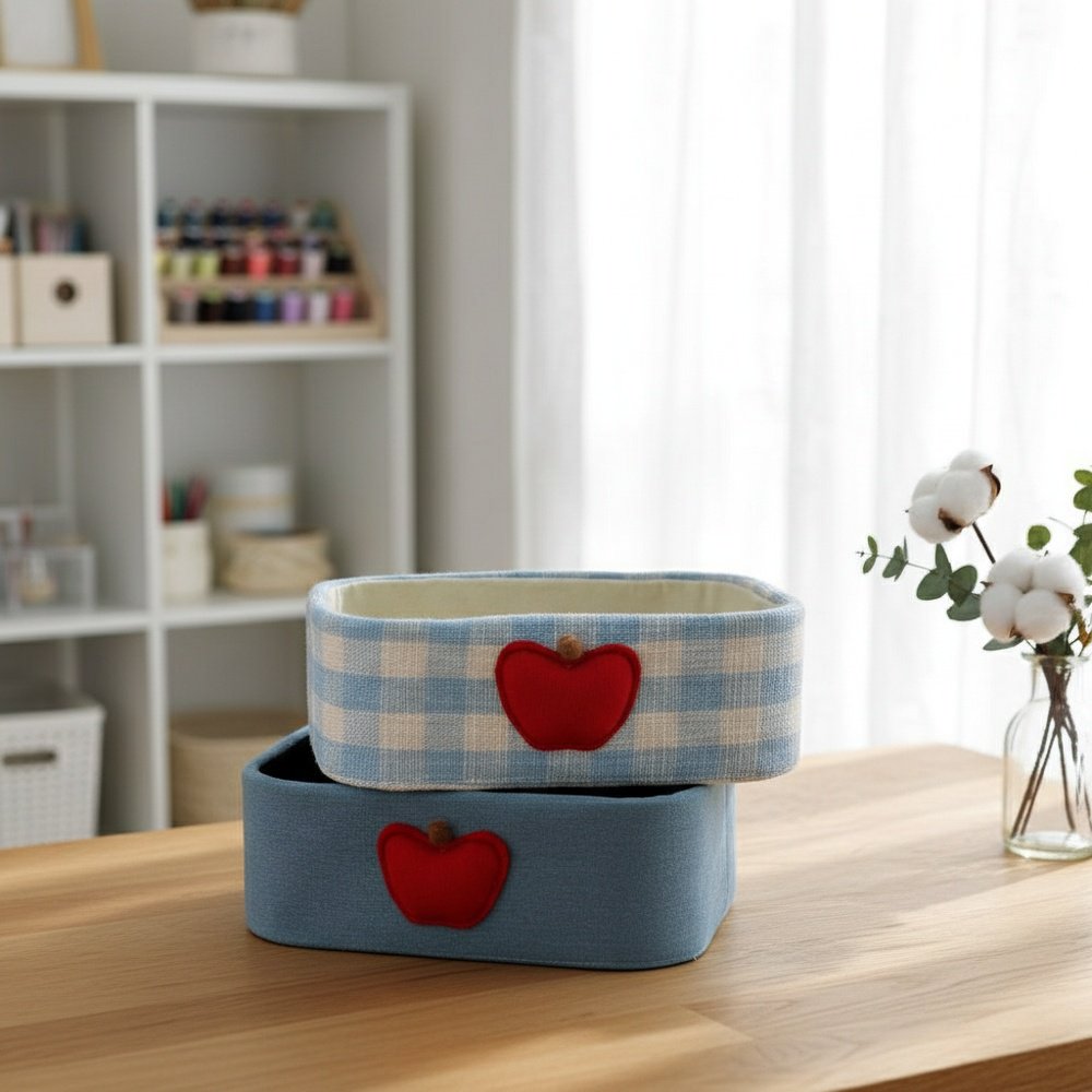 Desktop storage box cute single-layer sundries storage box entrance key perfume mask skin care produ