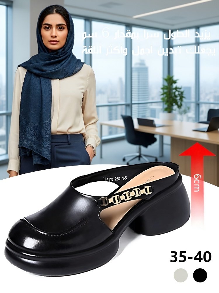 【تصحيح الوضعية】صندل نسائي بكعب عالي ومقاوم للماء بعلوي مجوف