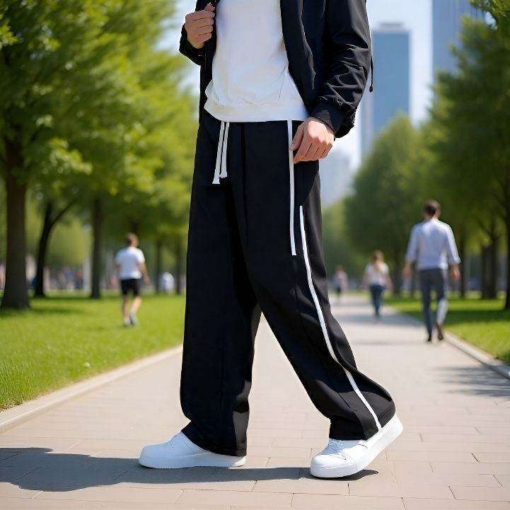 秋冬用ロングパンツの着用イメージ