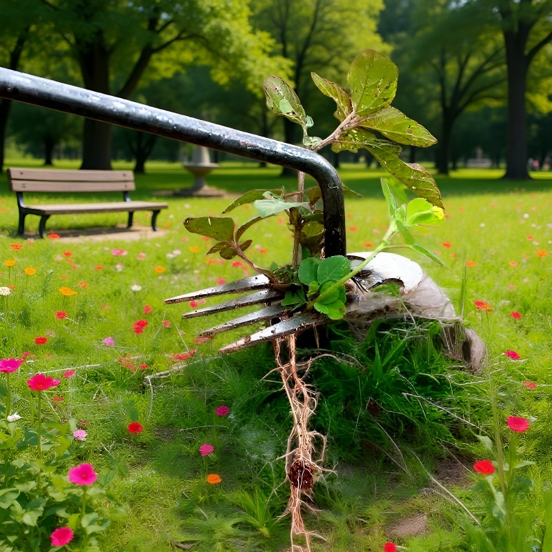 Unkrautzieher Spezialwerkzeug für professionelle Gartenpflege