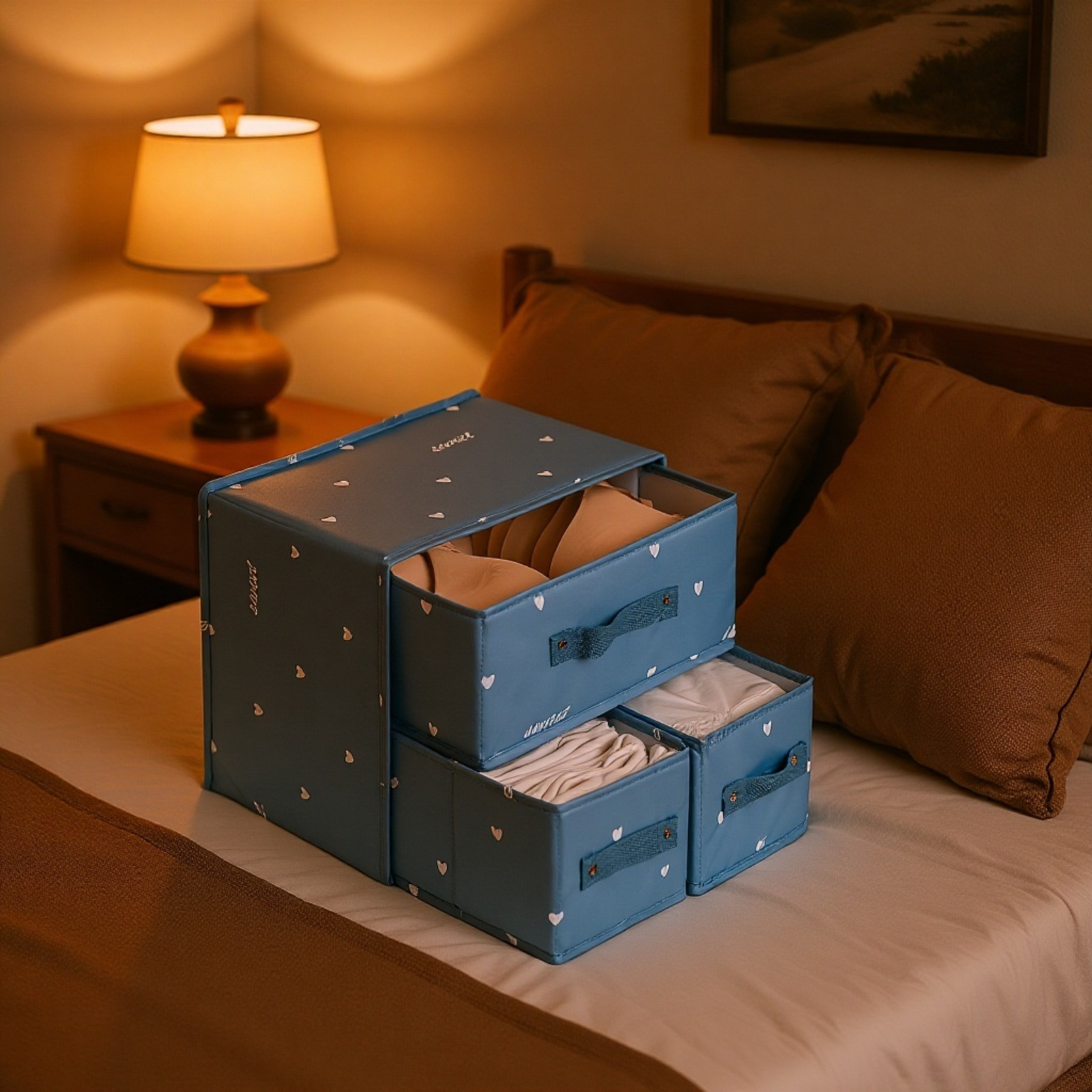 新しい引き出し式衣類収納ボックス収納家庭用バスケットボックス収納ボックス布製ワードローブ収納ボックス衣類大型ボックス