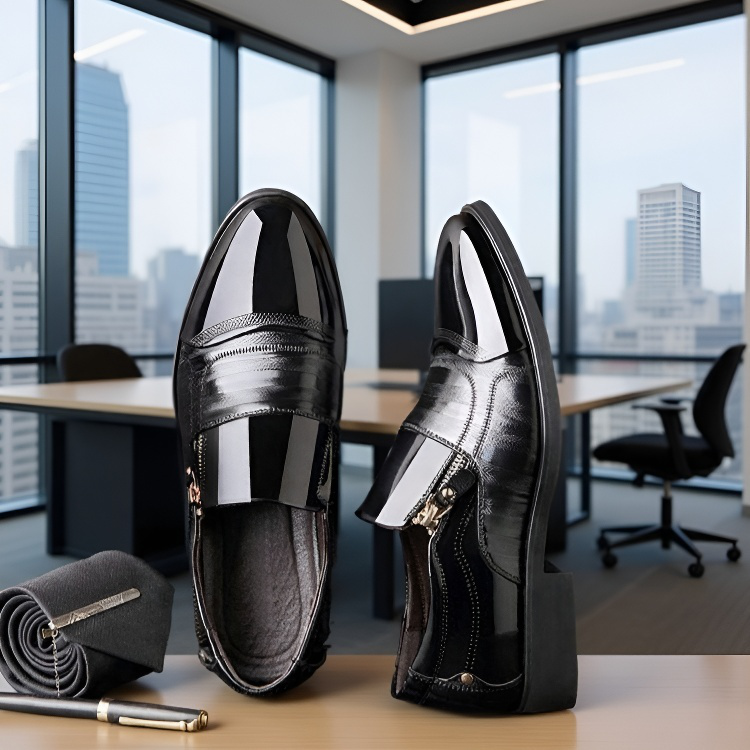 ビジネス メンズ コンフォート 大きいサイズ ポインテッドトゥ ビジネス 革靴 快適なビジネスシングルシューズ フォーマルな大きいサイズの紳士靴