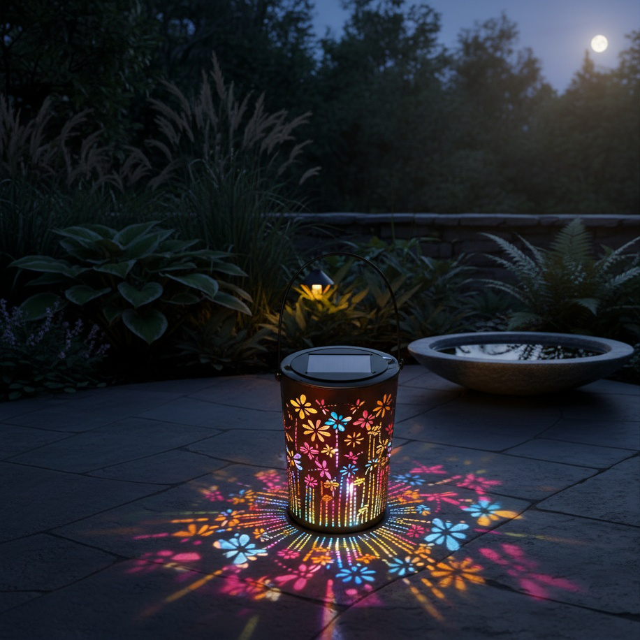 Outdoor Solar-Dragonfly-Licht, wasserdichte Hofdekoration, geeignet für Garten und Balkon