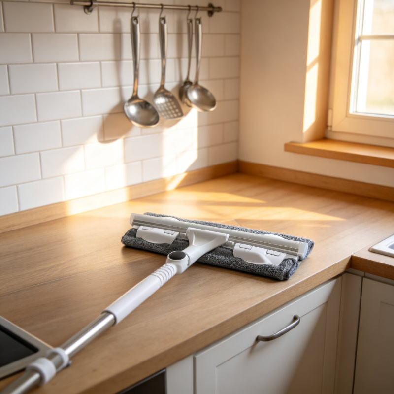 Verlängerbarer Fensterreiniger für hohe Fenster, Haushalt, doppelseitig