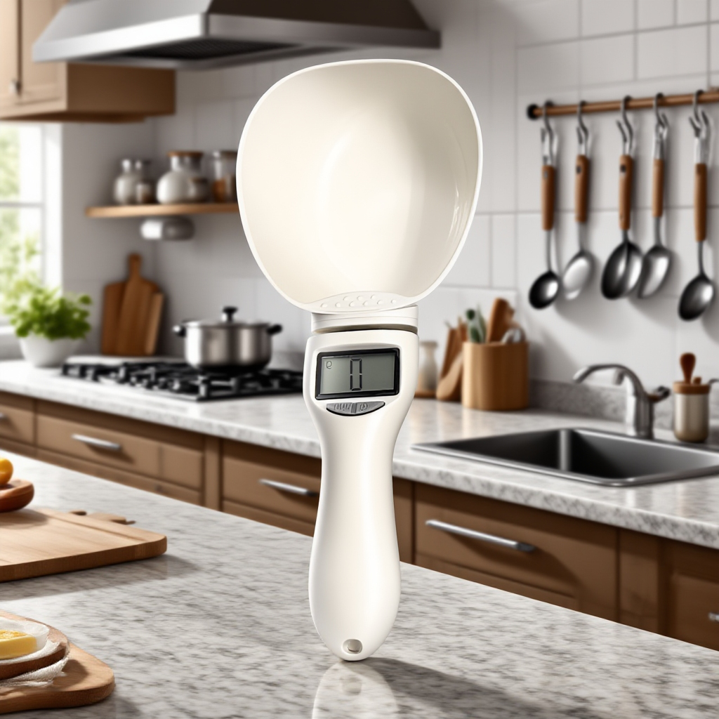 大型スプーン型電子スケール ペットフード計量スプーン