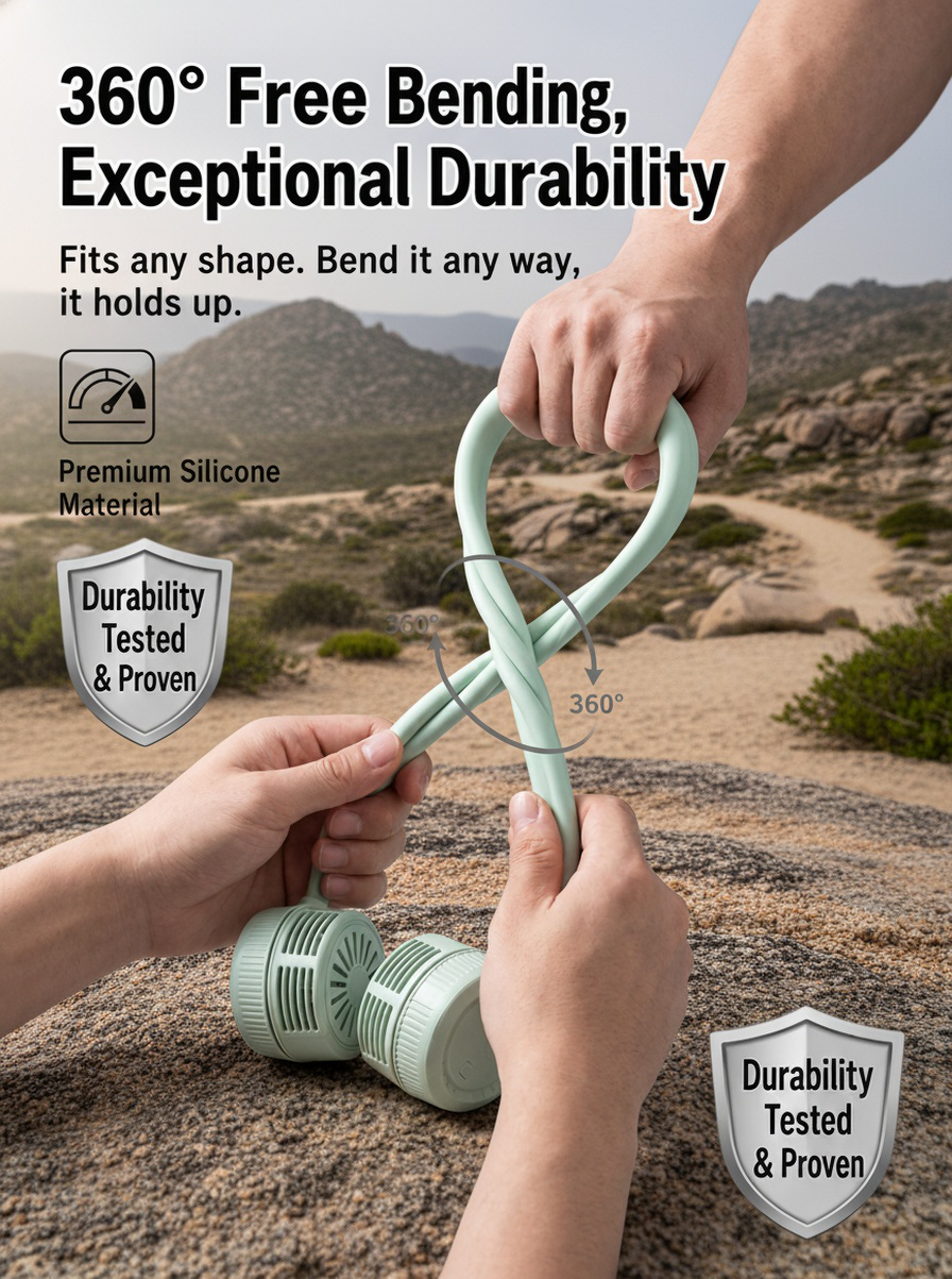 Easy-to-carry foldable personal fan