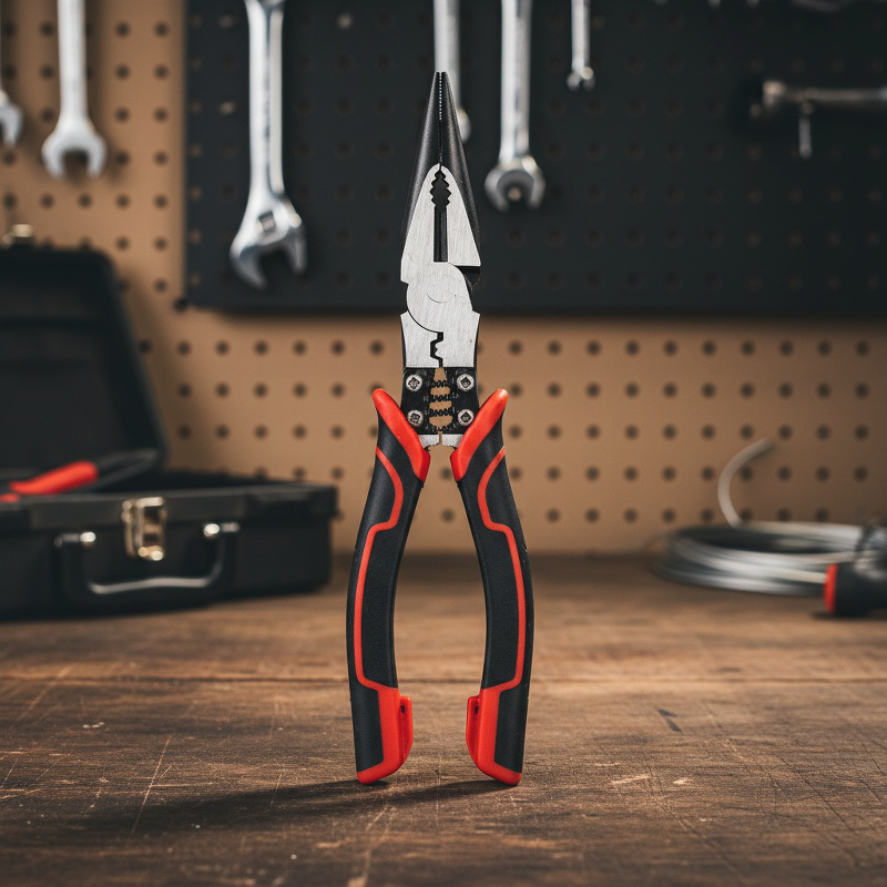 Pince coupe-fil multifonction YTH et pince à bec fin pour électriciens