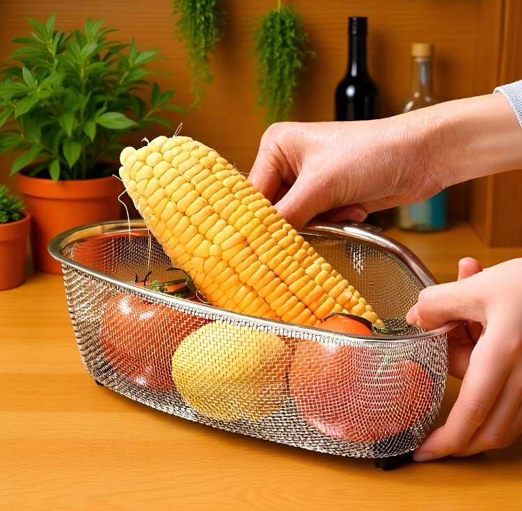 내구성 강한 스테인리스 싱크대 필터 디테일