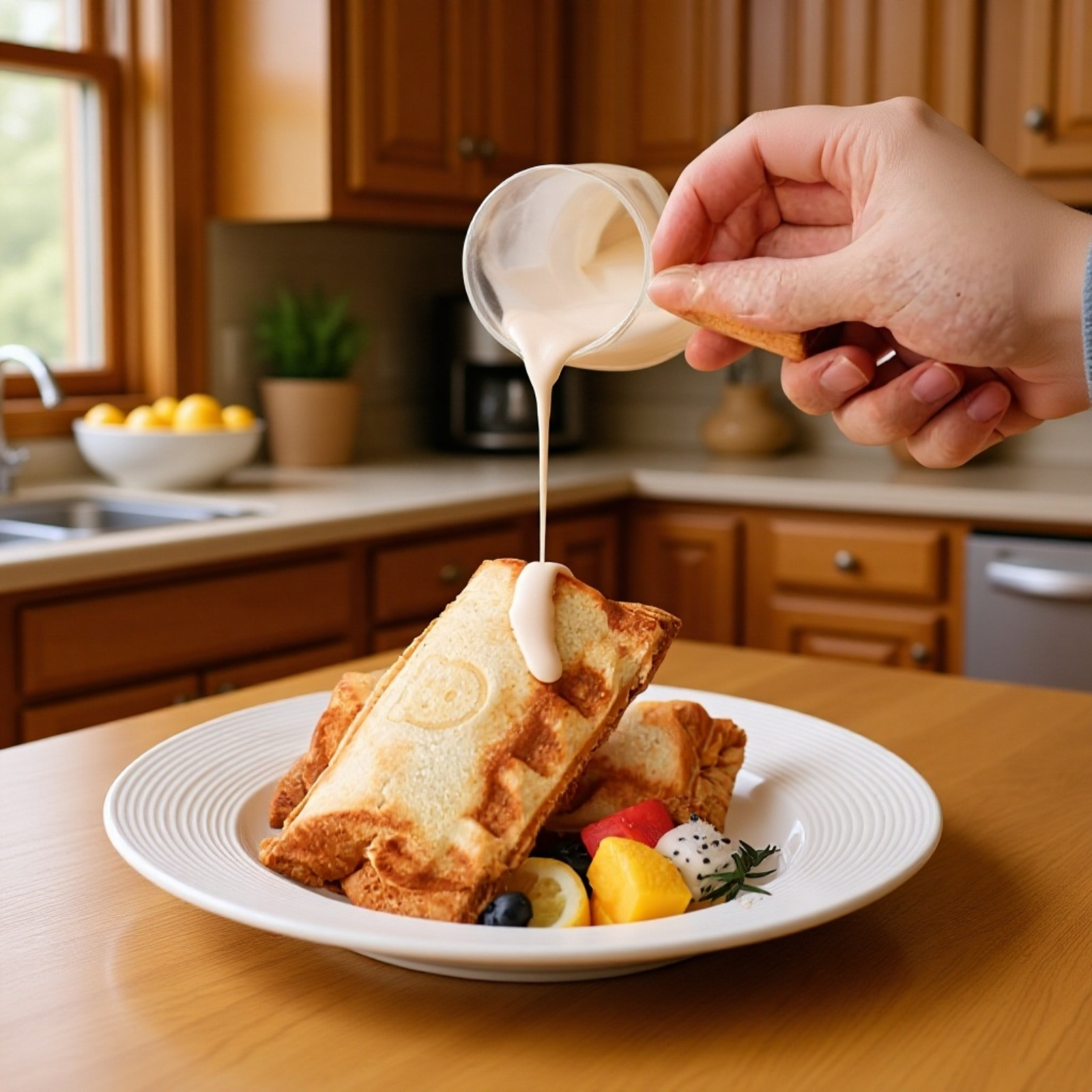 Multi-Function Breakfast Maker with sleek modern design