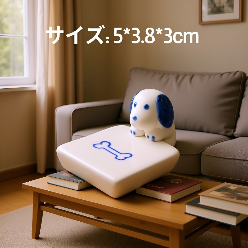 犬型陶器箸置き可愛いキッチン雑貨