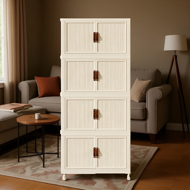 가정용 라지 접이식 수납함 선반 정리함 간식 수납장 사물함 장난감 수납함