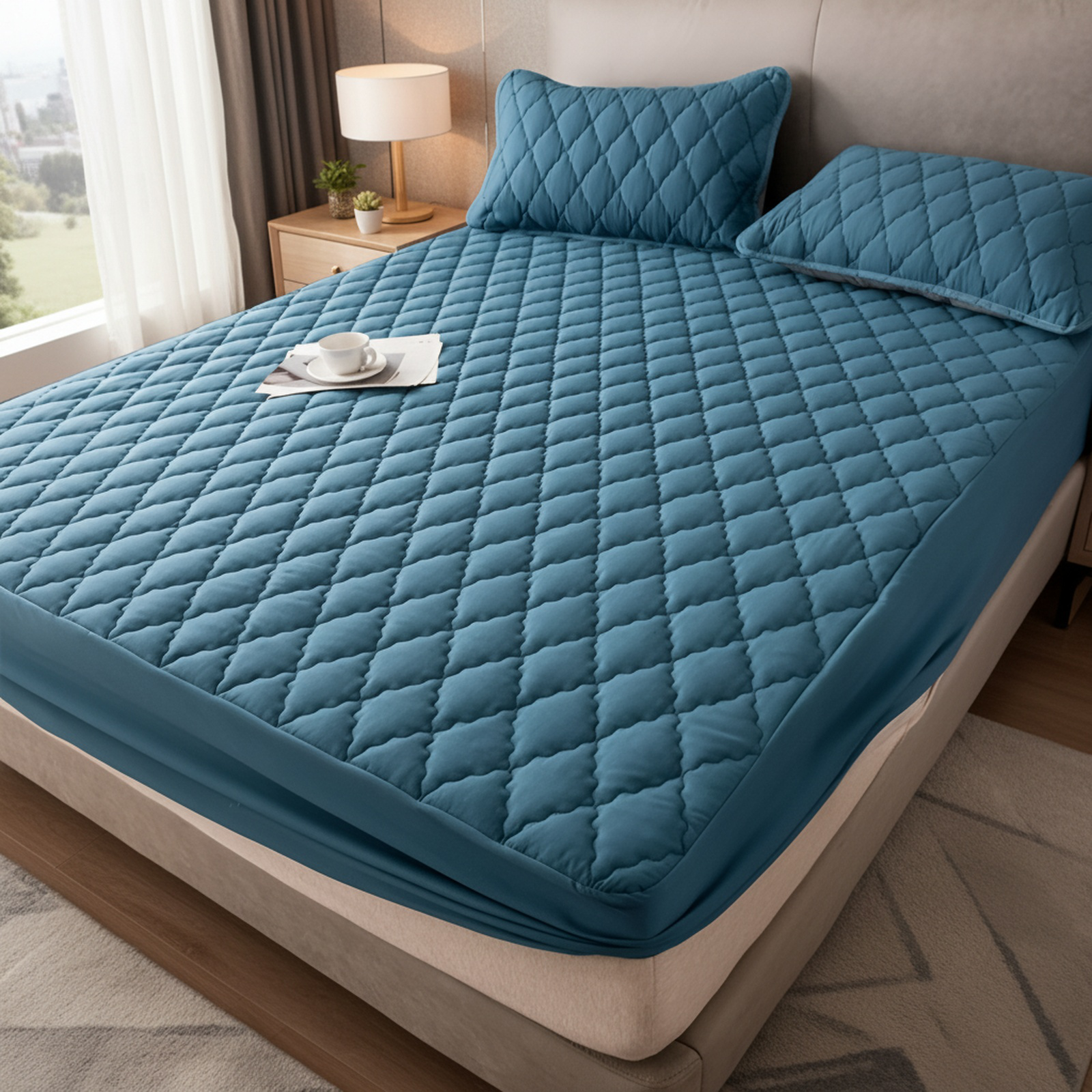 Waterproof Bed Sheet, Baby Diaper-Proof Mattress Protector, Easy-to-Clean Mattress Cover