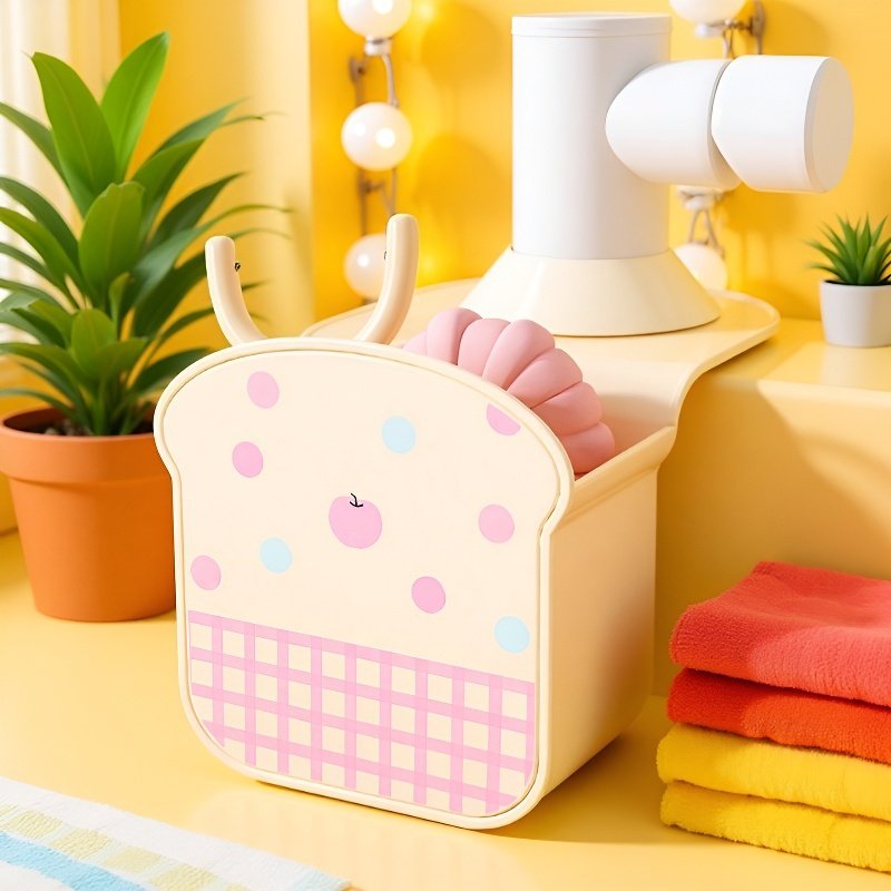 Sink drain basket for kitchen food waste collection