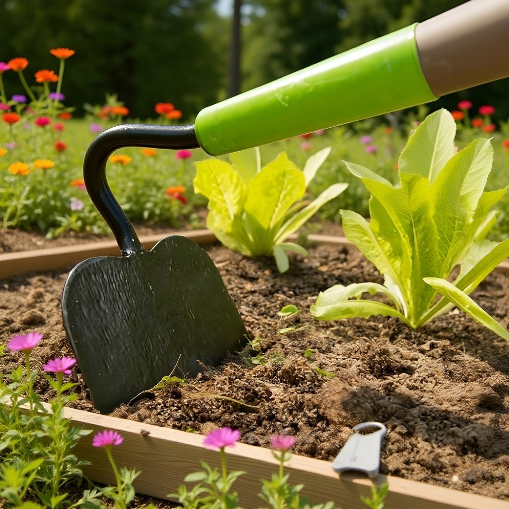 Tartós gyomirtó szerszám fa markolattal