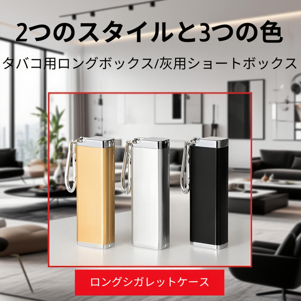 キーホルダーとして使える携帯灰皿