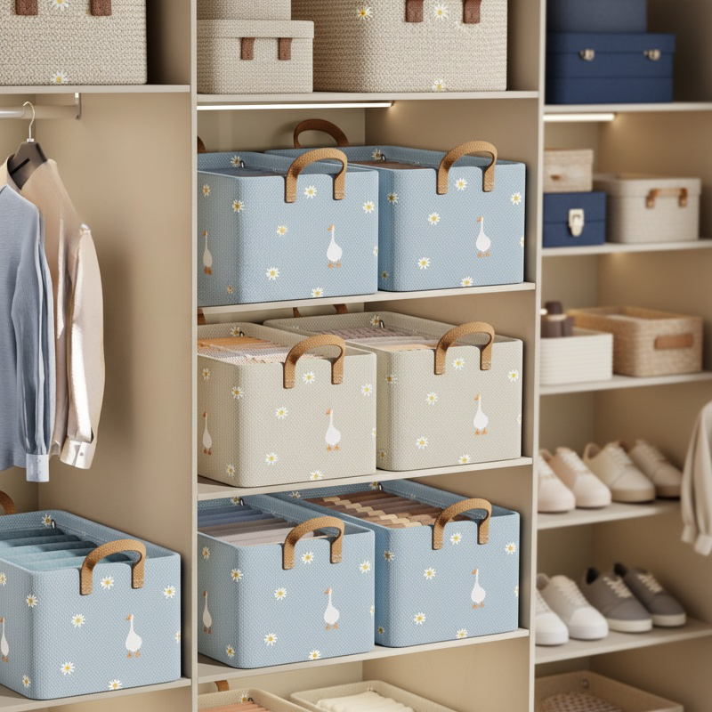 Home wardrobe organizer for efficient storage