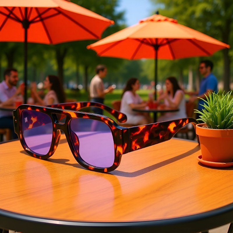 Retro Square Sunglasses for Men and Women – Unique Korean Trendy Eyewear