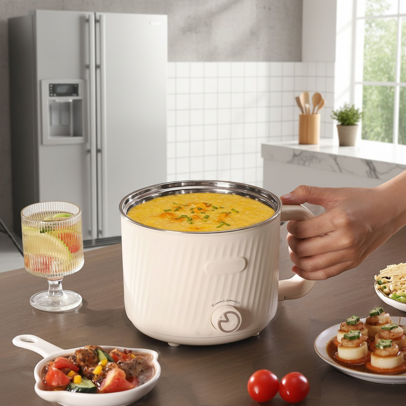 Durable stainless steel mini hot pot for students