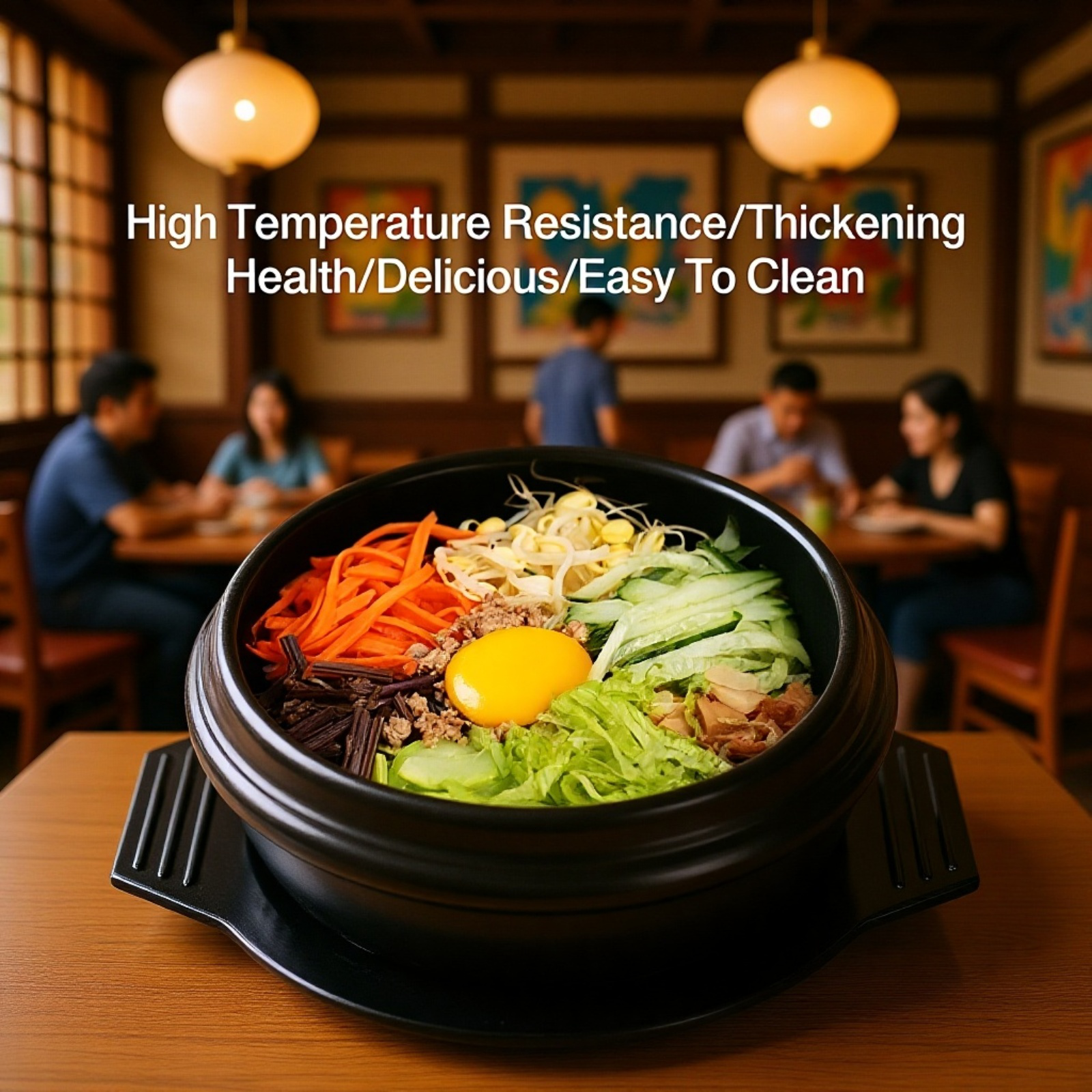 Authentic Korean Stone Pot for Bibimbap