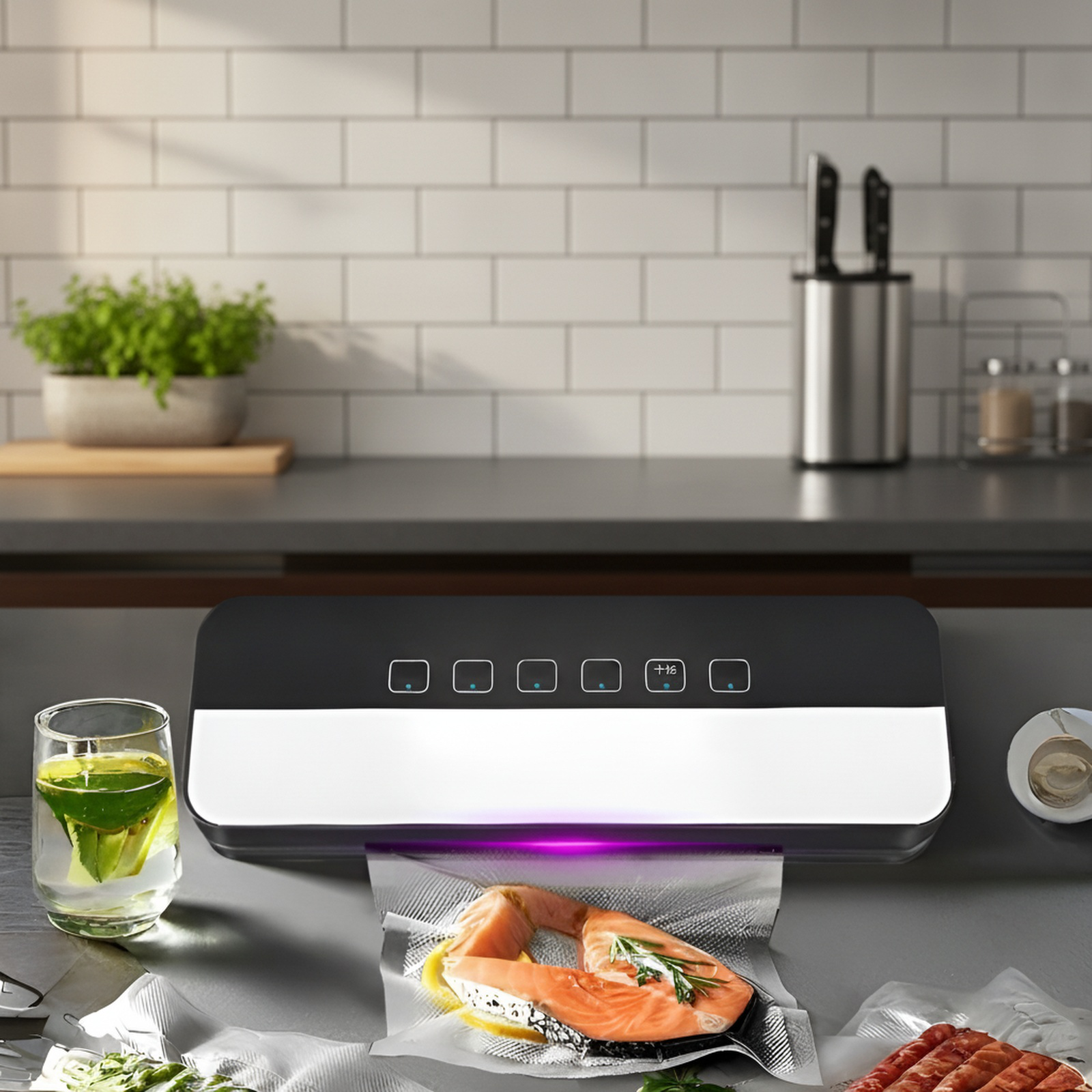 Selladora al vacío fácil de usar para cocina doméstica