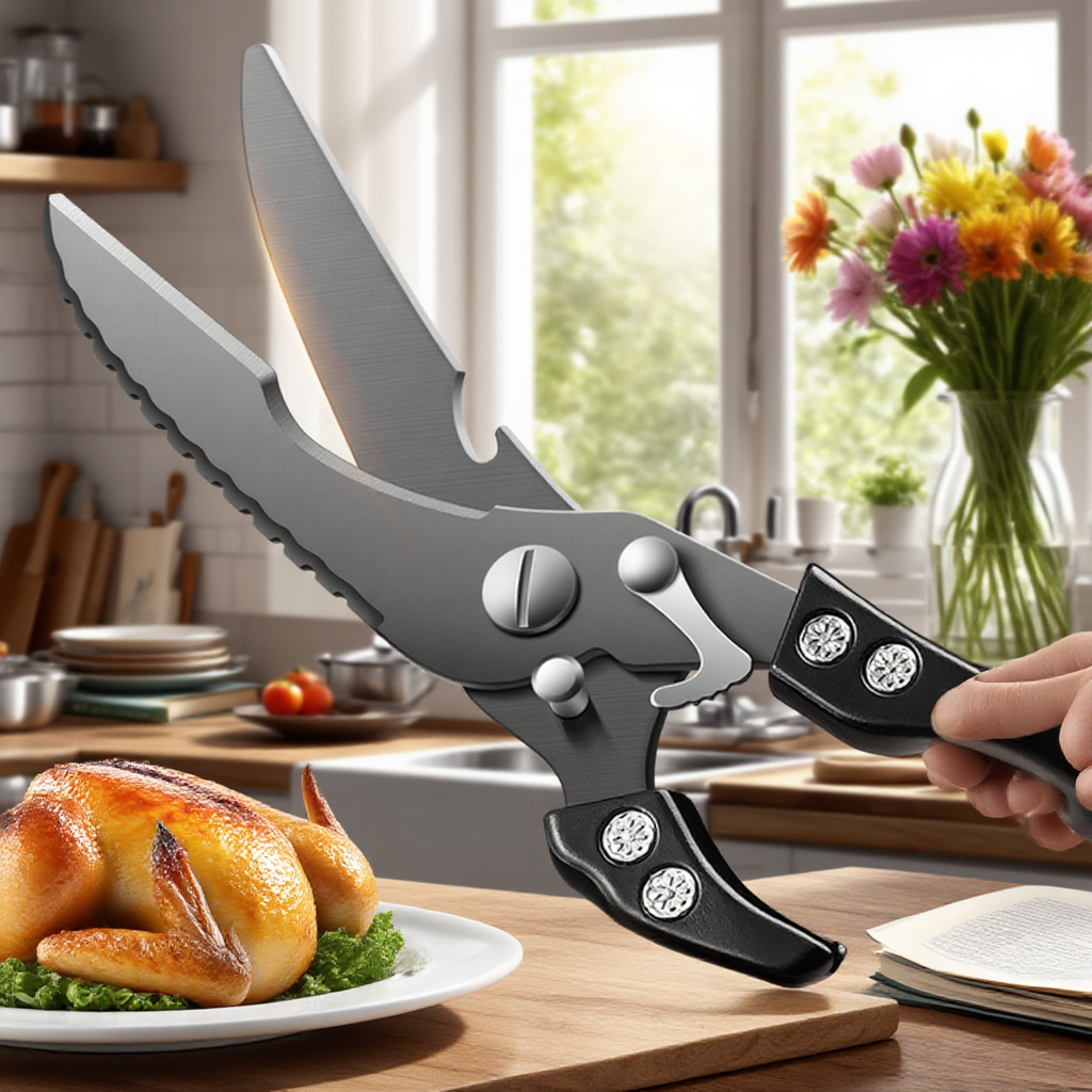  다기능 스테인리스 닭뼈 가위