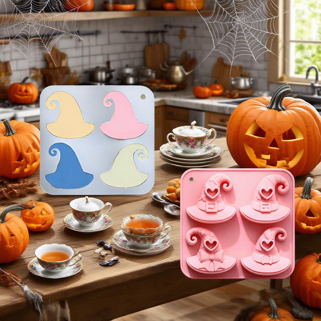 ハロウィン魔女帽子型 シリコンデザート型