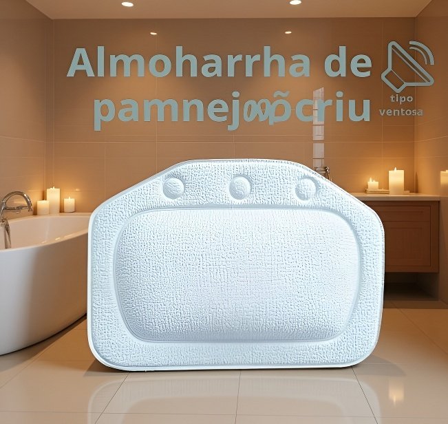 Almohada antideslizante para bañera de hotel