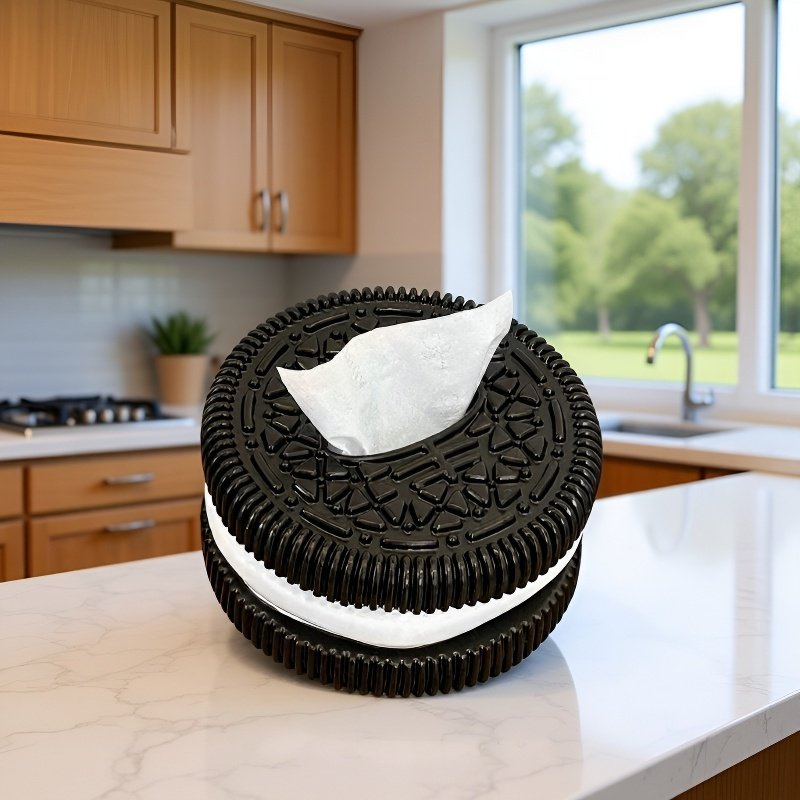 북유럽 스타일 티슈 케이스 이미지