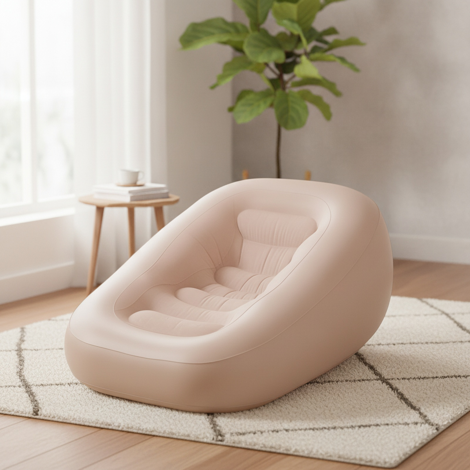Sillón reclinable individual tipo tatami grande para dormitorio, sofá de moda