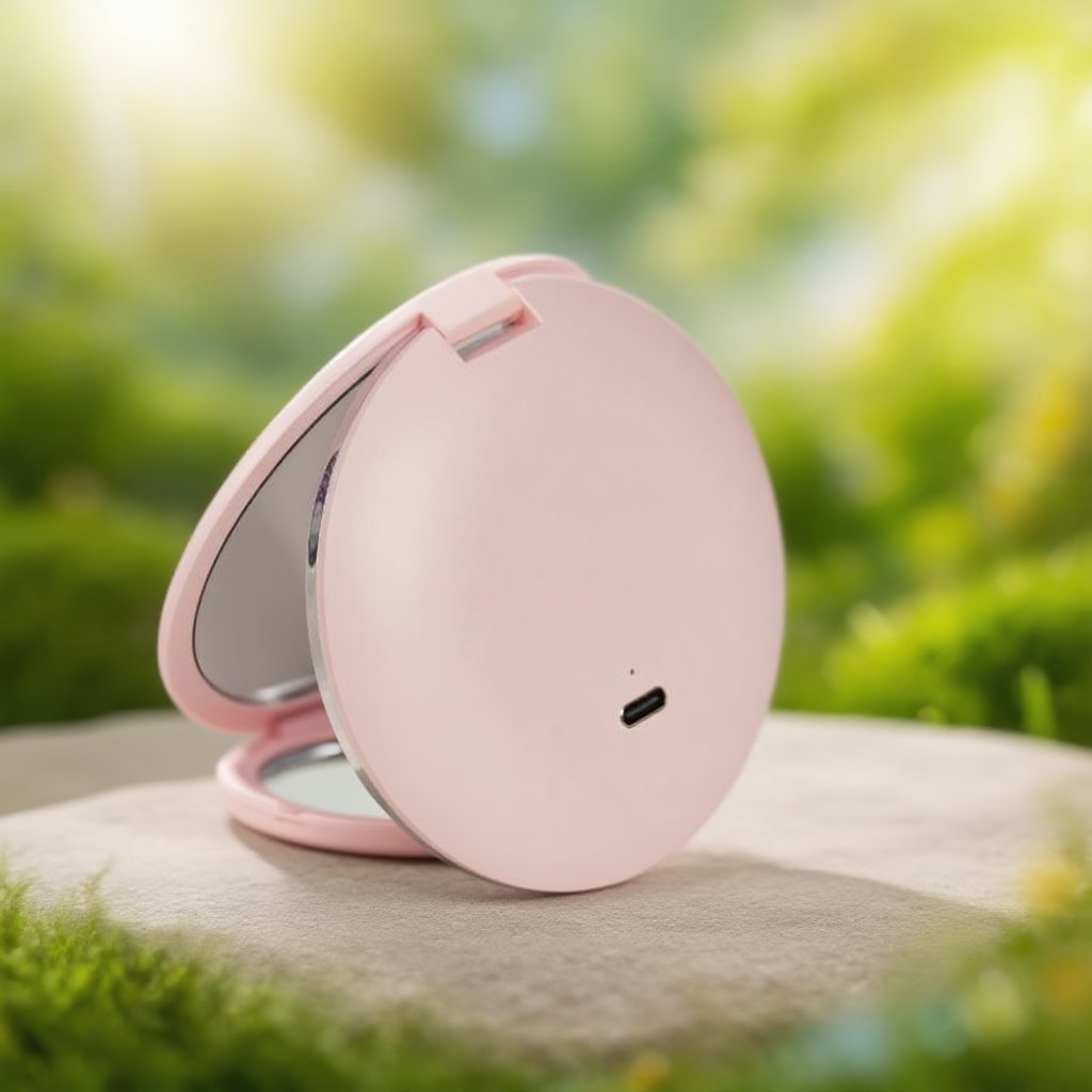 양면 디자인의 화장 거울 디테일