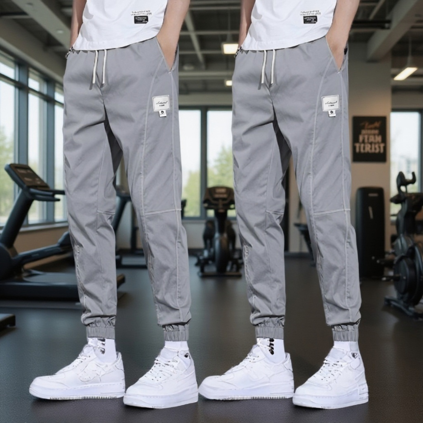 メンズカジュアルパンツ春と秋メンズパンツゆったり夏オーバーオールメンズパンツメンズハーレムパンツハンサム個性パンツ