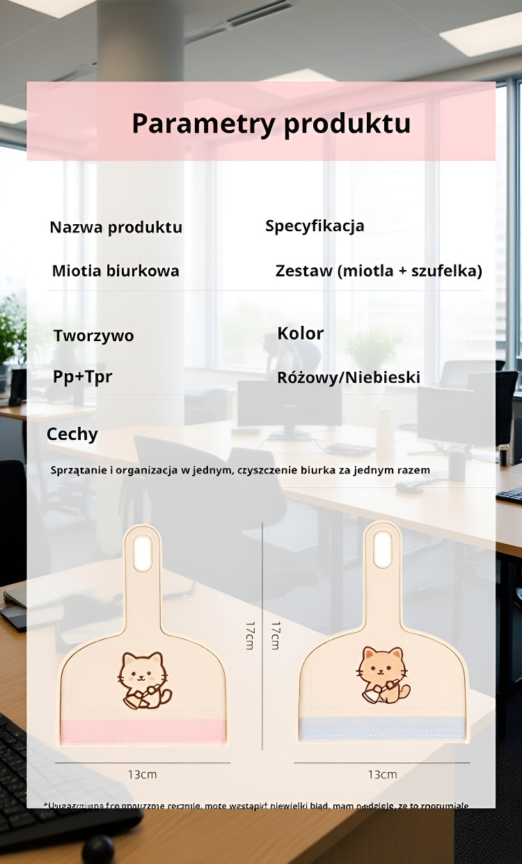 Akcesorium do sprzątania łóżka i biurka