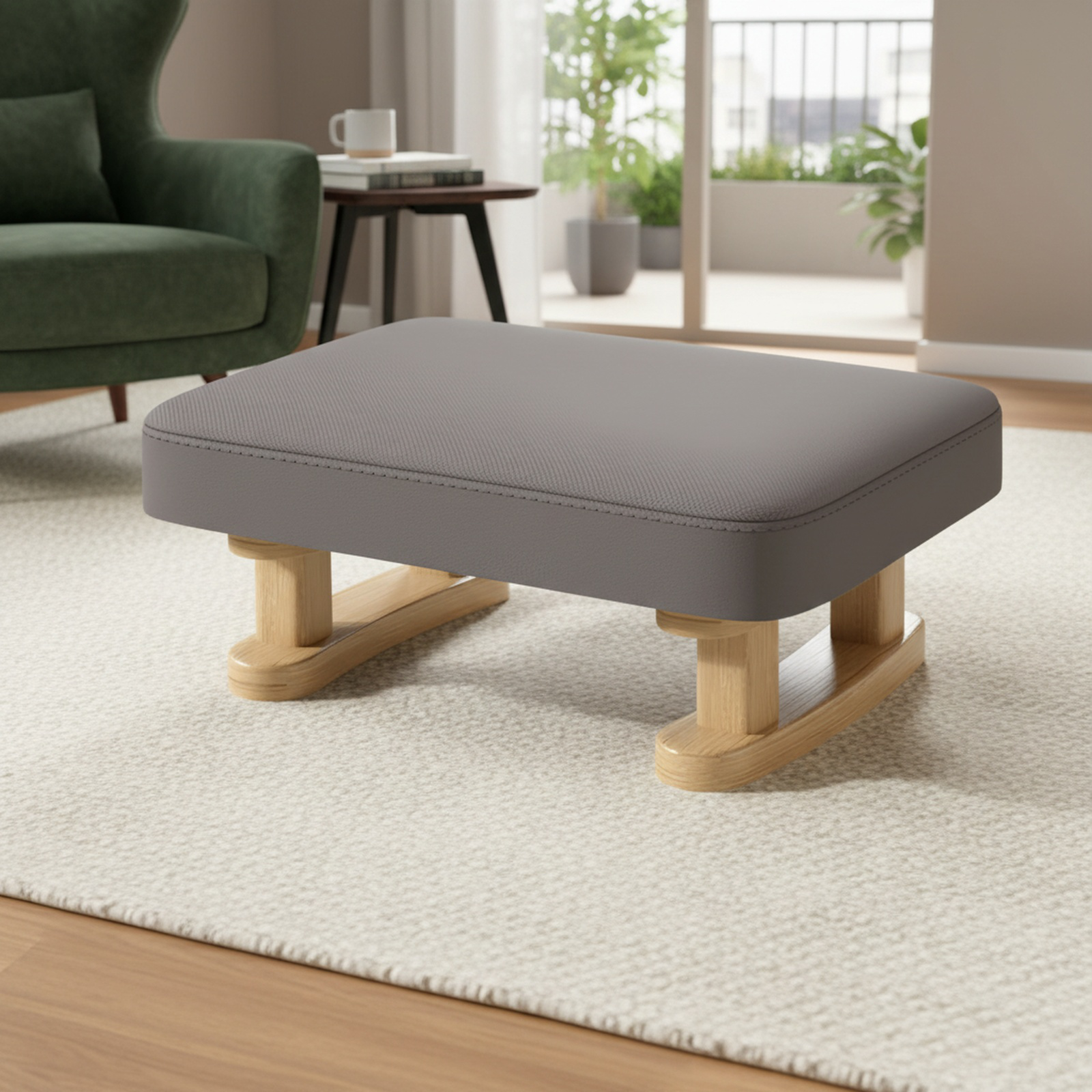 Japanese style legless chair foot stool home living room sofa stool soft pack sofa low stool door sh