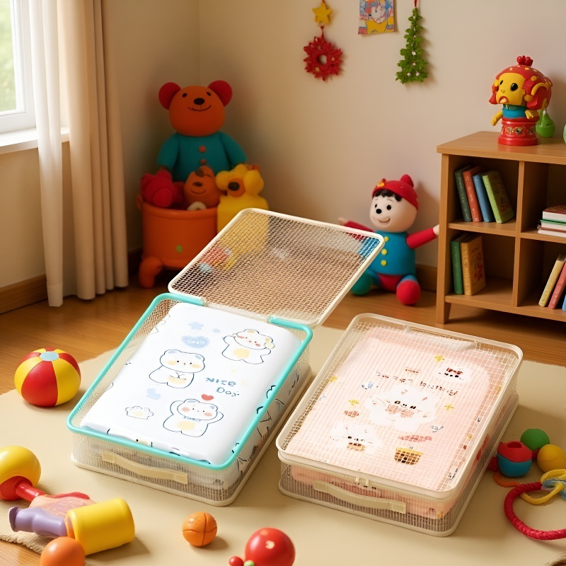 Bolsa organizadora transparente y práctica de usos múltiples