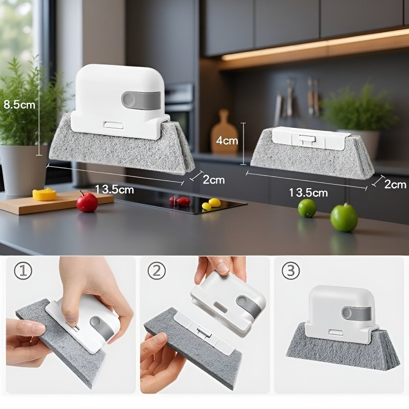 細かい隙間にフィットするクリーニングブラシ