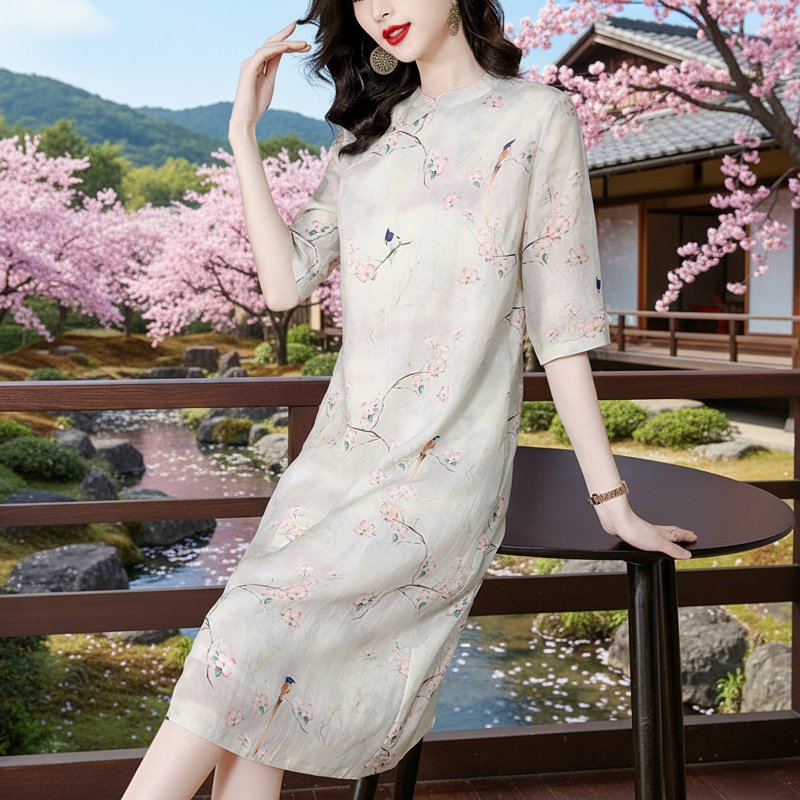 おしゃれなチャイナドレスのディテールアップ