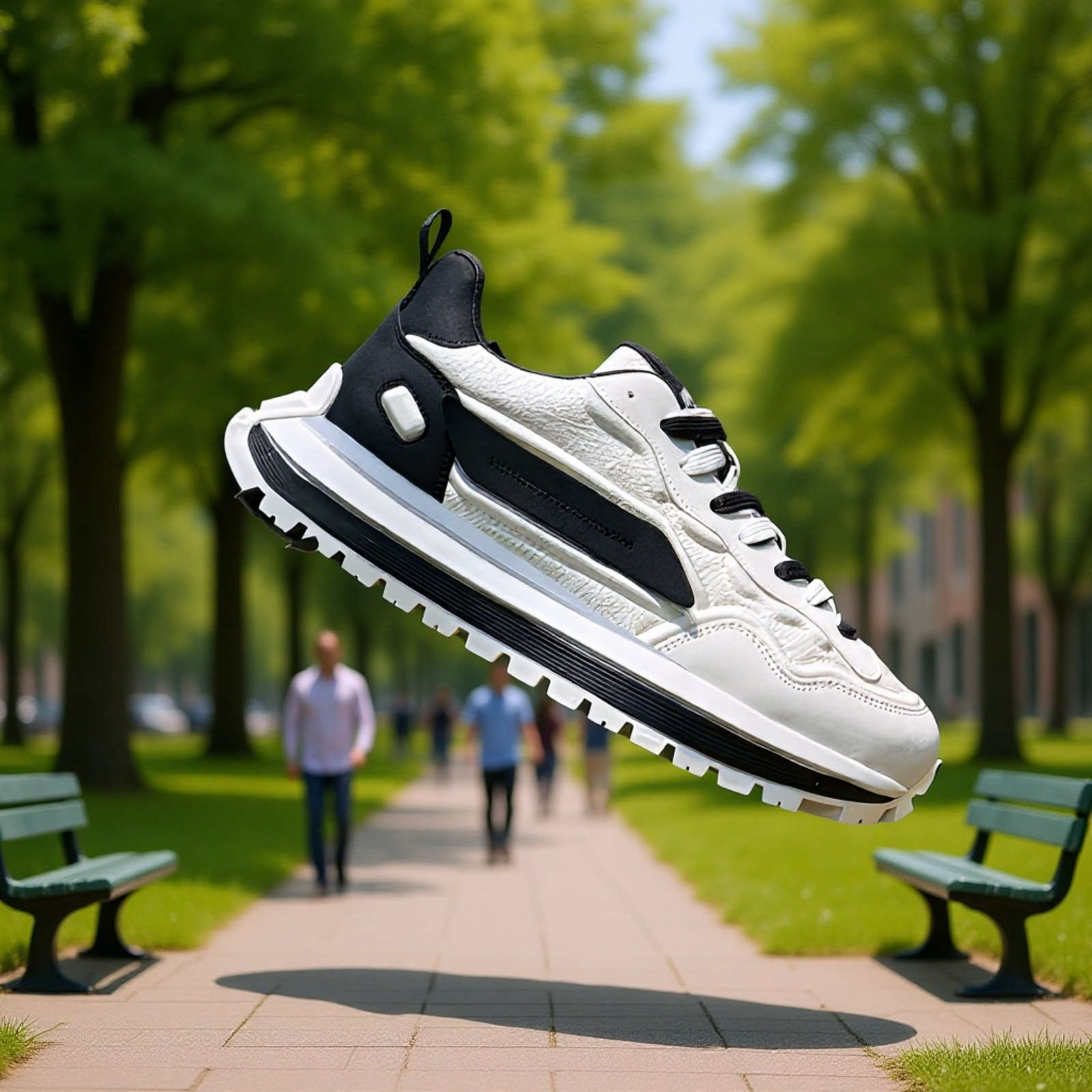 カジュアルなメンズチャンキースニーカー