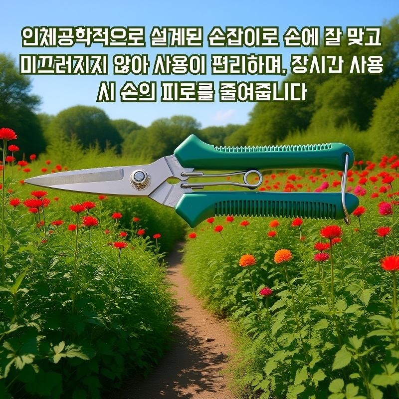  두꺼운 가지치기 가위