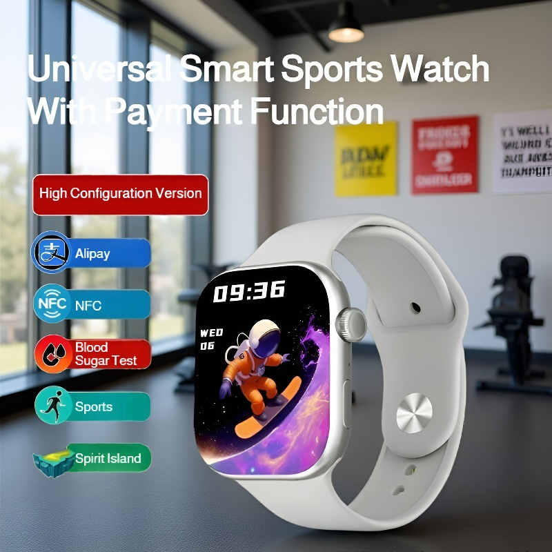 Men's Game Smart Watch with Sports Tracking and Blood Sugar Monitor