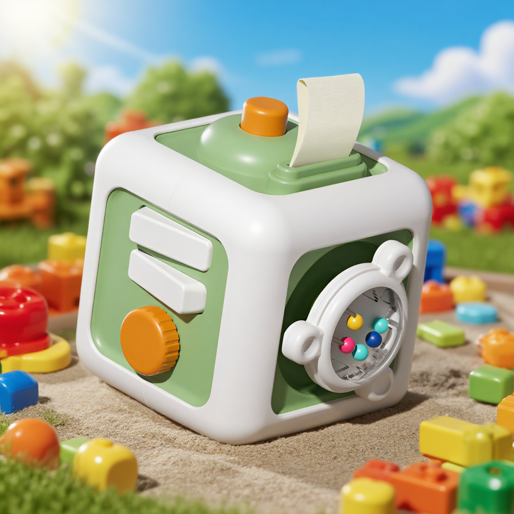 Pudełko z zabawkami dla niemowląt