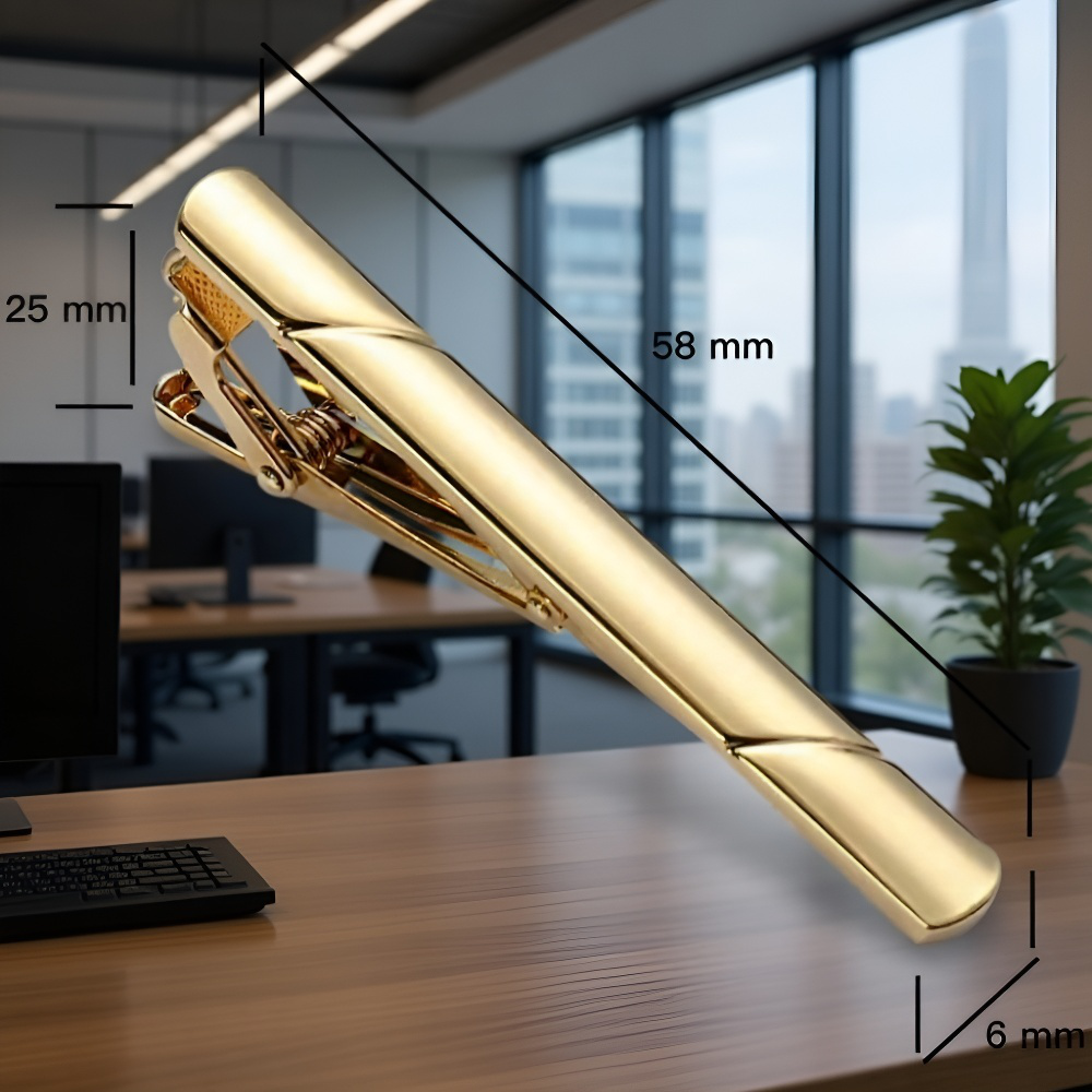 男性用ステンレス製ネクタイピン