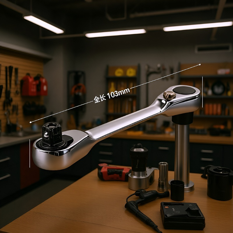 Batch Nozzle Driver Converter Wrench Home Multifunction 72 Teeth Portable