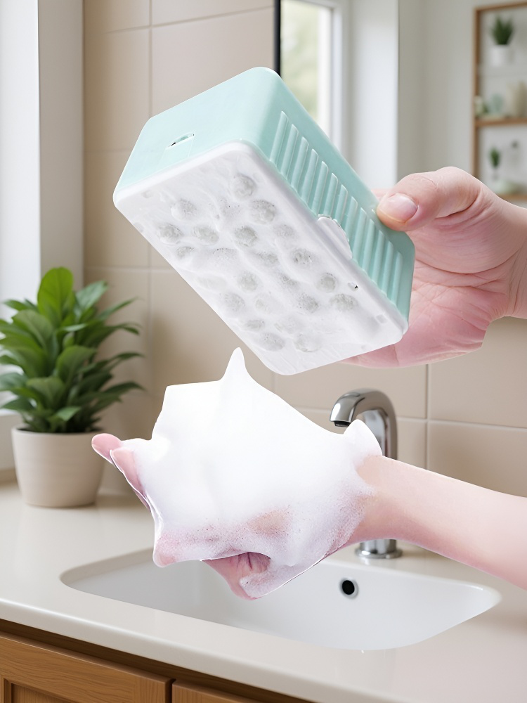 다양한 색상의 비누 케이스 라인업