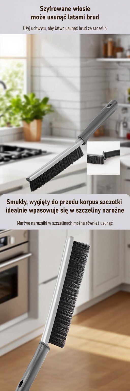 Szczotka ze stopu do trudno dostępnych miejsc