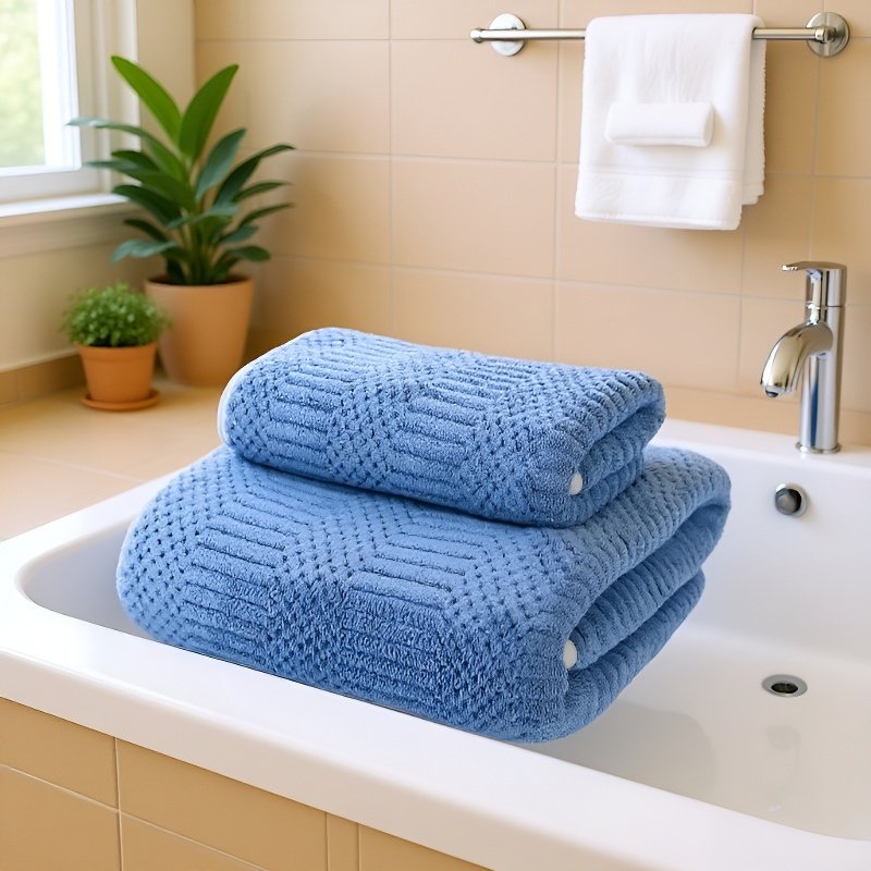 산호 양털 흡수성 두꺼운 성인용 세수타월