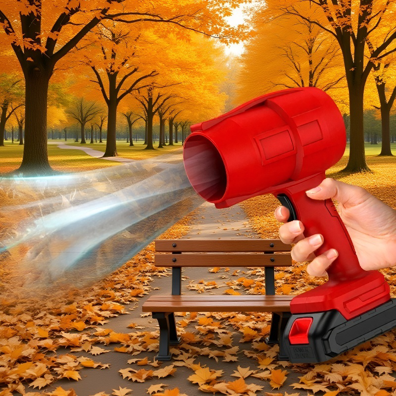 Kabelloser Hochleistungs-Haartrockner, Lithium-Akku, wiederaufladbarer Staubsauger und Laubbläser