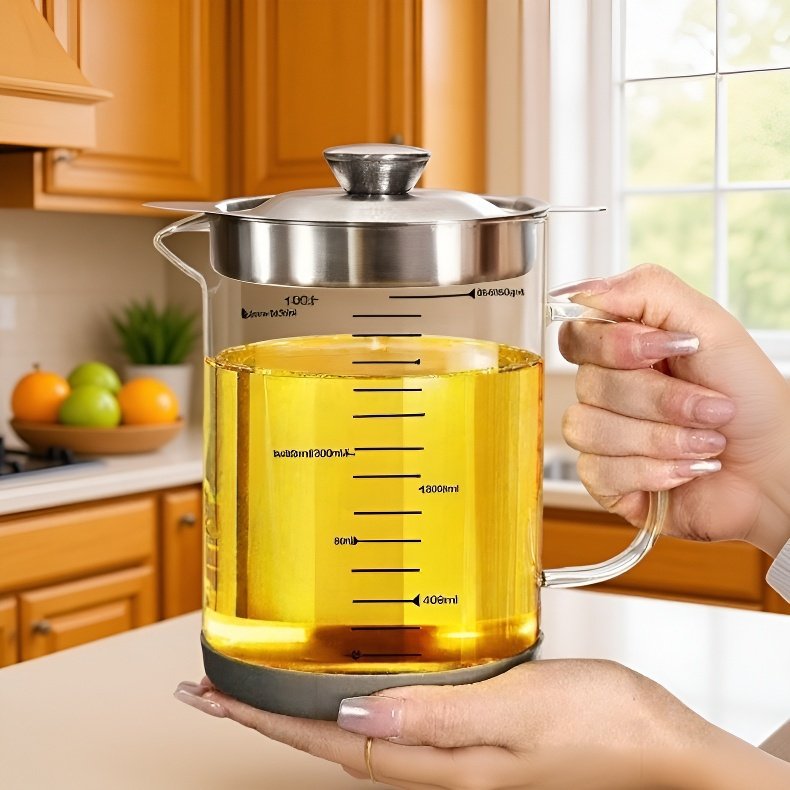 위생적인 뚜껑이 있는 고붕규산염 오일병