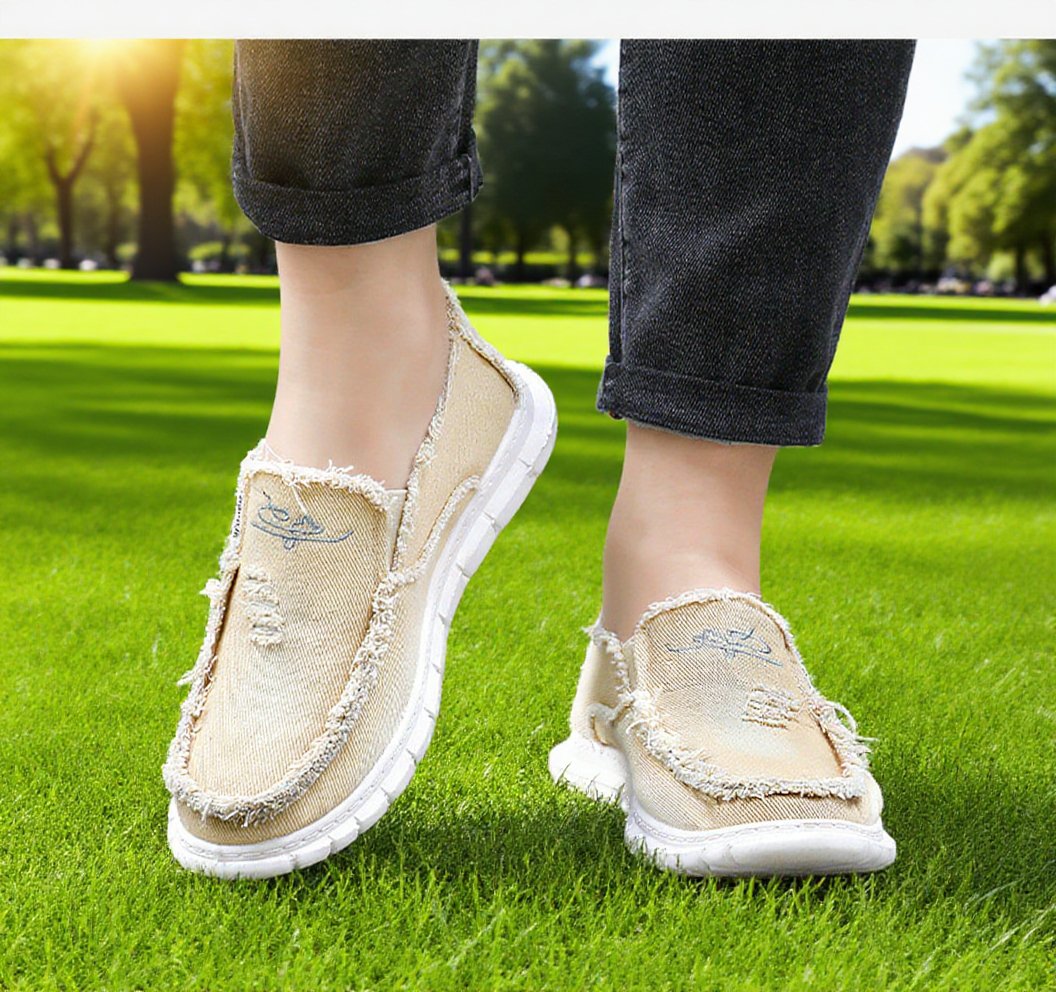 쿠션창이 적용된 남성 슈즈 측면